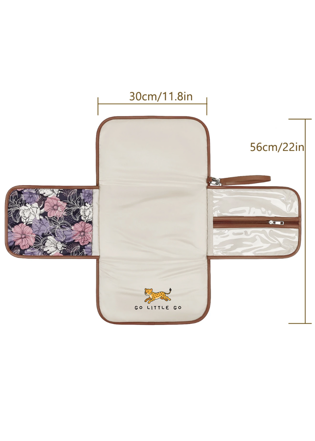 On The Go Baby Changing Pad with Storage Pocket