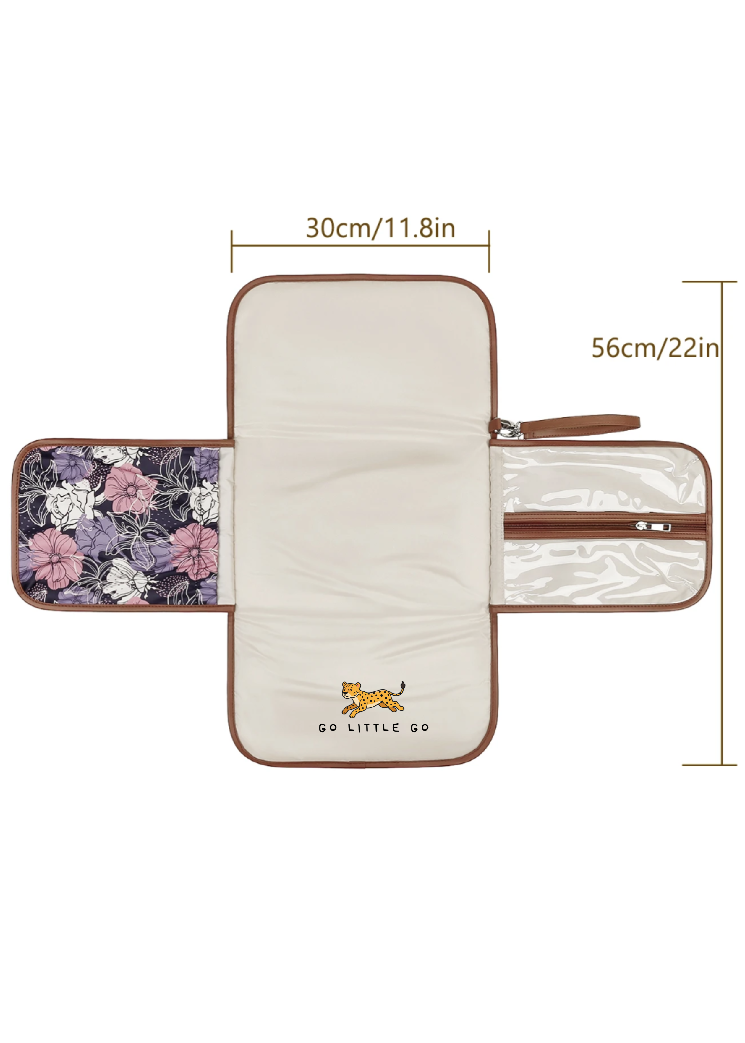 On The Go Baby Changing Pad with Storage Pocket